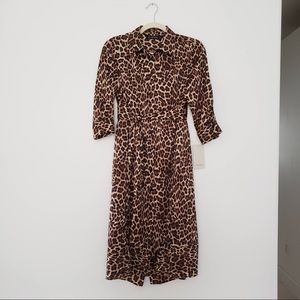 Leopard Shirt Dress